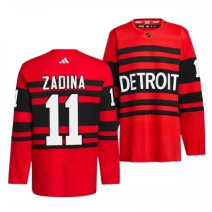 Detroit Red Wings Filip Zadina 11 2022-23 Red Reverse Retro 2.0 Authentic - Men