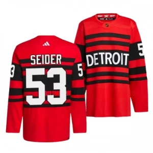 Detroit Red Wings Moritz Seider 53 2022-23 Red Reverse Retro 2.0 Authentic - Men