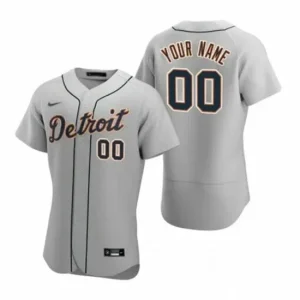 Detroit Tigers Custom Flexbase Jersey Gray