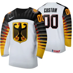 Germany Team 00 Custom Home 2020 IIHF World Ice Hockey White Jersey