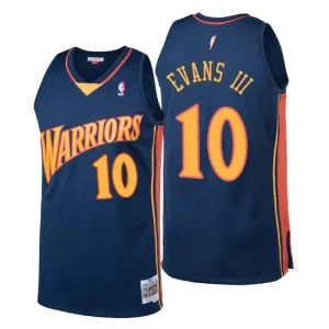 Golden State Warriors Mens Tim Hardaway Hardwood Classics 10 Navy Jersey