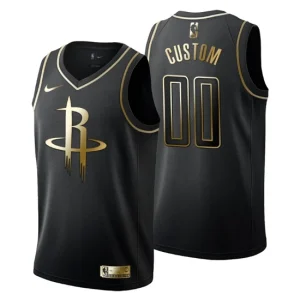 Houston Rockets Golden Edition Black Fashion