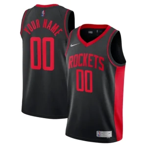 Houston Rockets Nike Earned Edition Swingman Jersey - Custom - Mens