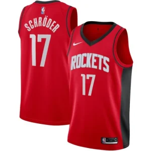 Houston Rockets Nike Icon Edition 2022-23 Swingman Jersey Red Version Dennis Schroder 17 Mens-800x800