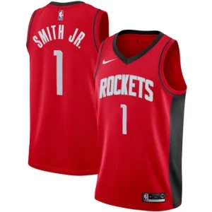 Houston Rockets Nike Icon Edition 2022-23 Swingman Jersey Red Version Jabari Smith JR 1 Mens-800x800