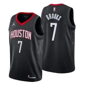 Houston Rockets Statement Edition Armoni Brooks No. 7 Black 2020-21 Swingman Jersey