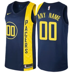 Indiana Pacers Customized Authentic Navy Blue City Edition