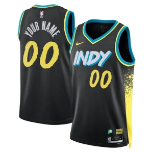 Indiana Pacers Nike City Edition Swingman Custom Jersey 2023 24