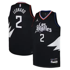 Los Angeles Clippers Jordan Statement Edition Swingman Jersey 22 - Black - Kawhi Leonard - Youth