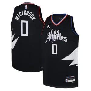 Los Angeles Clippers Jordan Statement Edition Swingman Jersey 22 - Black - Russell Westbrook - Youth