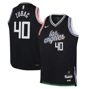 Los Angeles Clippers Nike City Edition Swingman Jersey 22 - Black - Ivica Zubac - Youth