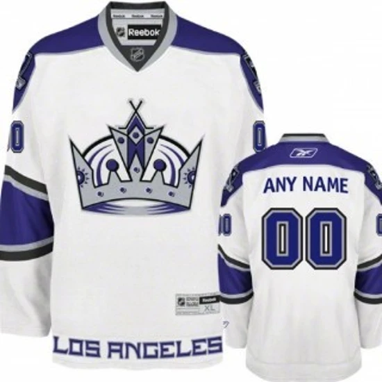 Los Angeles Kings Customized White Jersey