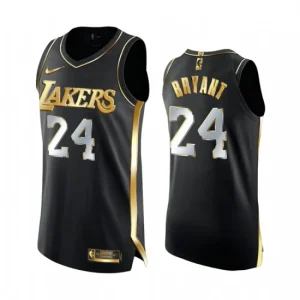 Los Angeles Lakers Kobe Bryant 24 2020-21 Schwarz Golden Edition Swingman