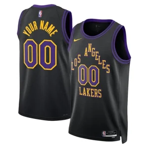 Los Angeles Lakers Nike City Edition Swingman Custom Jersey 2023 24