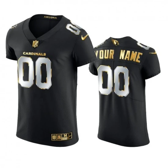 Maillot Arizona Cardinals Custom Noir Golden Edition - Homme