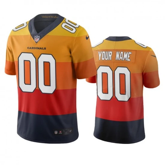 Maillot Arizona Cardinals Custom Sunset Orange City Edition Vapor Limited - Homm