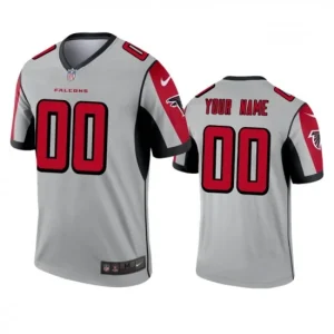 Maillot Atlanta Falcons Custom Silver Inverted Legend - Homme