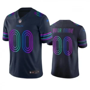 Maillot Dallas Cowboys Custom Navy City Edition Vapor Limited - Homme