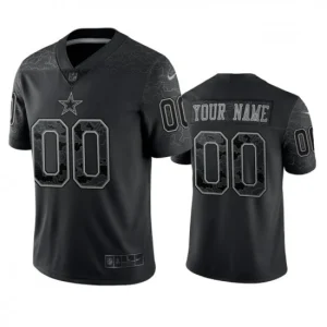 Maillot Dallas Cowboys Custom Noir Reflective Limited - Homme