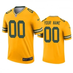 Maillot Green Bay Packers Custom Gold Inverted Legend - Homme