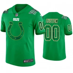 Maillot Indianapolis Colts Custom Kelly Vert St. Patricks Day - Homme