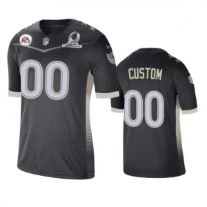 Maillot Las Vegas Raiders Custom Game Anthracite 2021 AFC Pro Bowl - Homme