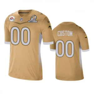 Maillot Los Angeles Rams Custom Game Gold 2021 NFC Pro Bowl - Homme