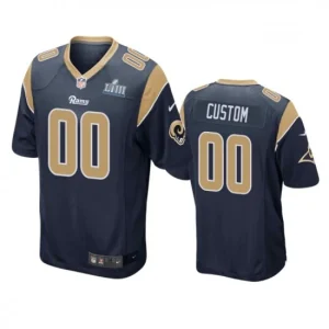 Maillot New England Patriots Custom Navy City Edition - Homme