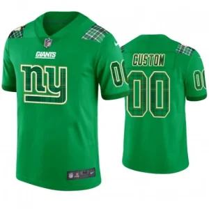 Maillot New York Giants Custom Kelly Vert St. Patricks Day - Homme