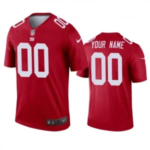 Maillot New York Giants Custom Rouge Inverted Legend - Homme