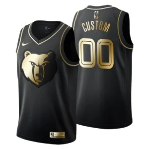 Memphis Grizzlies Golden Edition Black Fashion