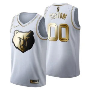 Memphis Grizzlies Golden Edition White Fashion