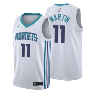 Mens 2019-20 Charlotte Hornets 11 Cody Martin Association White Swingman Jersey