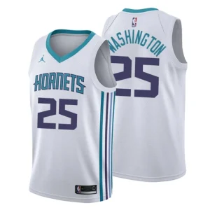 Mens 2019-20 Charlotte Hornets 25 P.J. Washington Association White Swingman Jersey