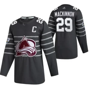 Mens 2020 NHL All Star Colorado Avalanche Nathan MacKinnon Gray