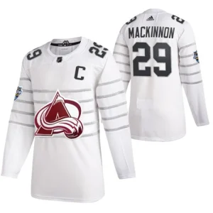 Mens 2020 NHL All Star Colorado Avalanche Nathan MacKinnon White