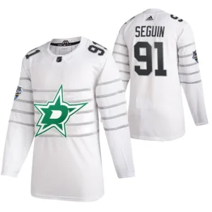 Mens 2020 NHL All Star Dallas Stars 91 Tyler Seguin White