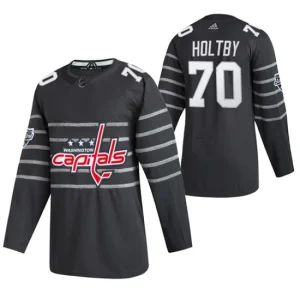 Mens 2020 NHL All Star Washington Capitals Braden Holtby Gray