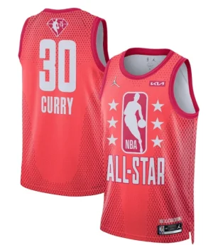 Mens 2022 All-Star 30 Stephen Curry Maroon Stitched Basketball Jersey