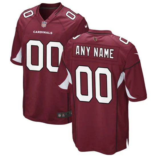 Mens Arizona Cardinals Nike Cardinal Custom Game Jersey