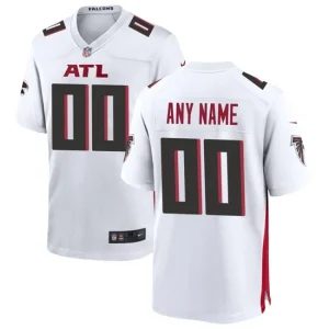 Mens Atlanta Falcons Nike White Custom Game Jersey