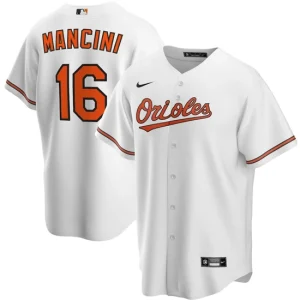 Mens Baltimore Orioles Trey Mancini Nike White Home Player Name Jersey