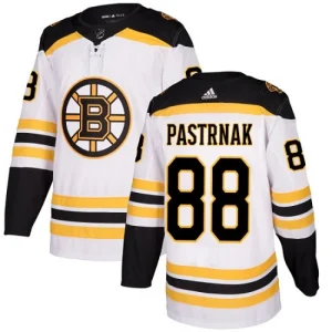 Mens Boston Bruins David Pastrnak 88 Authentic White Away