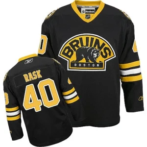 Mens Boston Bruins Tuukka Rask 40 Reebok Third