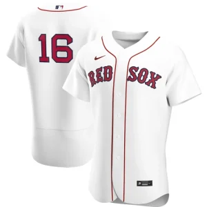 Mens Boston Red Sox Andrew Benintendi Nike White Home Player Jersey