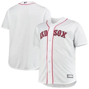 Mens Boston Red Sox White Big & Tall Home Team Jersey