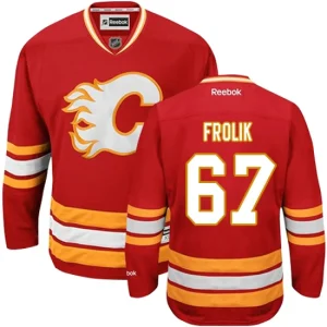 Mens Calgary Flames Michael Frolik 67 Reebok Third