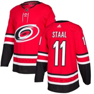 Mens Carolina Hurricanes Jordan Staal 11 Authentic Red Home