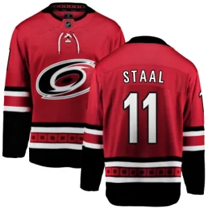 Mens Carolina Hurricanes Jordan Staal 11 Breakaway Red Fanatics Branded Home