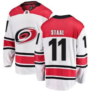 Mens Carolina Hurricanes Jordan Staal 11 Breakaway White Fanatics Branded Away